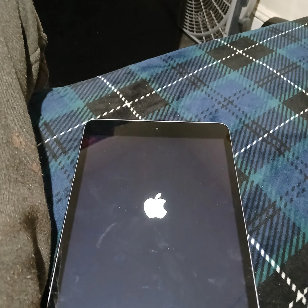 Apple iPad with Black Frame